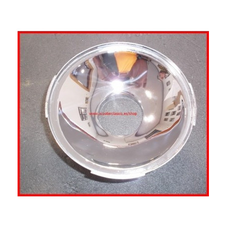 Optica de faro de Lambretta Servetta,