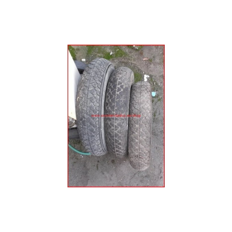 Kit de tres llantas con cubierta de la marca Michelin,
