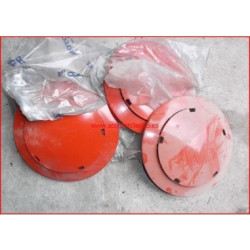 Tapacubos de plastico de color rojo para  Vespa 