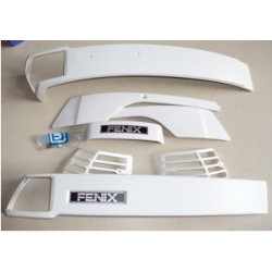 Plasticos protectores en blanco