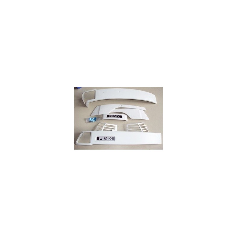 Plasticos protectores en blanco