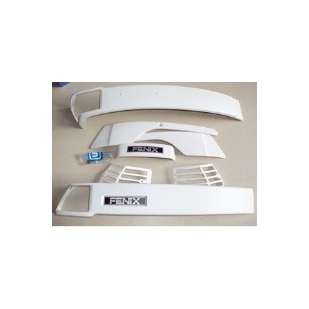 Plasticos protectores en blanco
