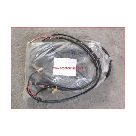 Instalación eléctrica del tramo de la bateria de la Vespa PK Elestar