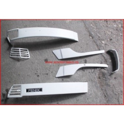 Plasticos protectores de Vespa 200 de color blanco