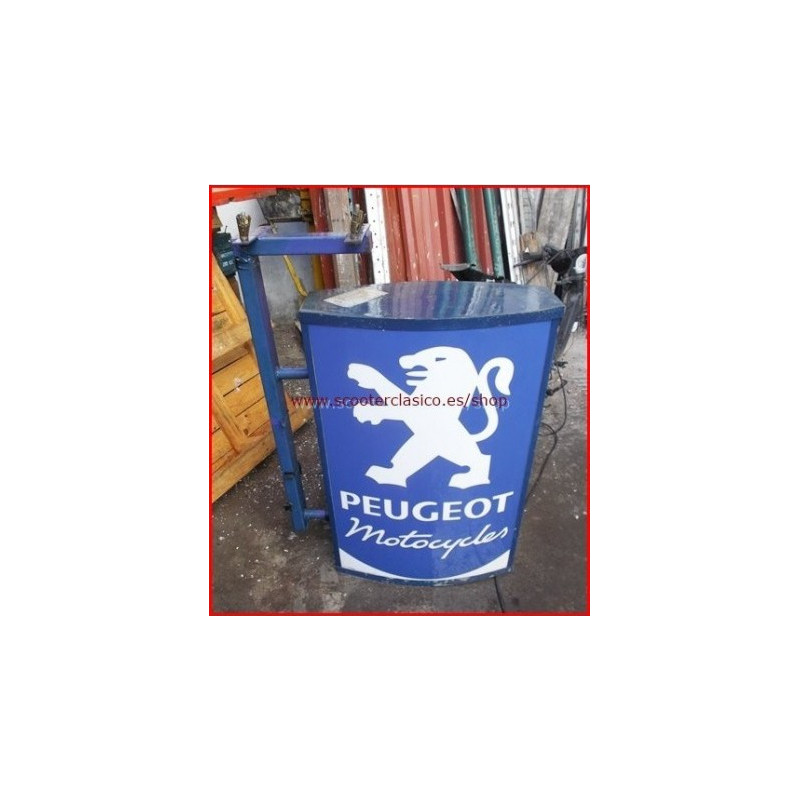 Luminoso de publicidad de Peugeot Motorcycles