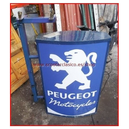 Luminoso de publicidad de Peugeot Motorcycles