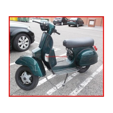 Vespa PX 200 con freno de disco, el motor está super preparado
