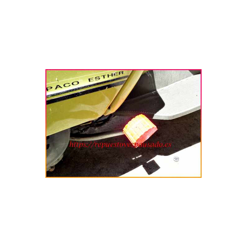Goma Pedal Arranque Vespa PK roja NOS Nueva de Época