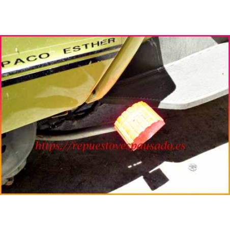 Goma Pedal Arranque Vespa PK roja NOS Nueva de Época