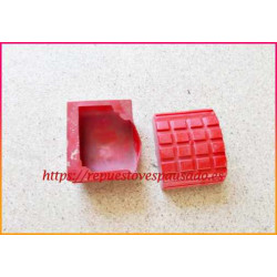 Goma Pedal Arranque Vespa PK roja NOS Nueva de Época